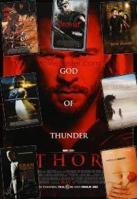 8x318 LOT OF 8 UNFOLDED ONE-SHEETS '91 - '11 Thor, Gran Torino, American Beauty, Beowulf & more!