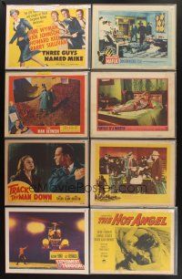 8x037 LOT OF 96 LOBBY CARDS '48 - '82 great images from a variety of movies over several decades!
