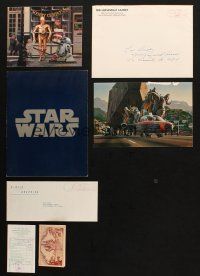 8x065 LOT OF 7 LUCASFILM PROMO MATERIAL ITEMS '70s-80s great different Star Wars images!