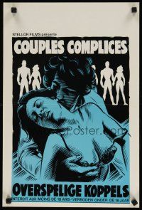 8y041 CHEATING COUPLES Belgian '77 Couples Complices, sexy romantic artwork!