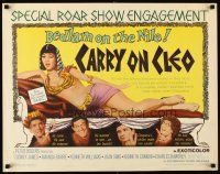 8y546 CARRY ON CLEO 1/2sh '65 English comedy on the Nile, sexy full-length Amanda Barrie!