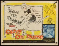8y548 CARRY ON NURSE 1/2sh '60 English hospital sex, the screen's fastest funniest farce!