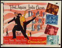 8y577 DADDY LONG LEGS 1/2sh '55 wonderful art of Fred Astaire in tux dancing with Leslie Caron!