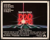 8y586 DEAD ZONE 1/2sh '83 David Cronenberg, Stephen King, he has the power to see the future!