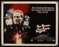 8y628 FORT APACHE THE BRONX 1/2sh '81 Paul Newman, Edward Asner & Ken Wahl as New York City cops!