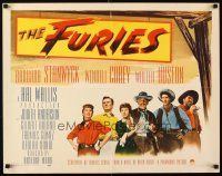 8y633 FURIES 1/2sh '50 Barbara Stanwyck, Wendell Corey, Walter Huston, Anthony Mann!
