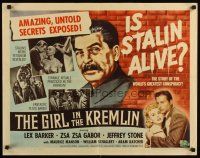 8y640 GIRL IN THE KREMLIN 1/2sh '57 Stalin's weird fetishism, strange rituals + Zsa Zsa Gabor!