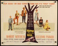 8y667 HOME FROM THE HILL style B 1/2sh '60 Robert Mitchum, Eleanor Parker, George Peppard, Hamilton