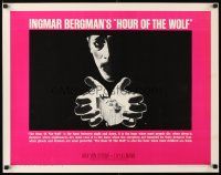 8y670 HOUR OF THE WOLF 1/2sh '68 Ingmar Bergman's Vargtimmen, Liv Ullmann, Max Von Sydow