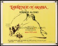 8y706 LAWRENCE OF ARABIA 1/2sh R71 David Lean classic starring Peter O'Toole, cool art!