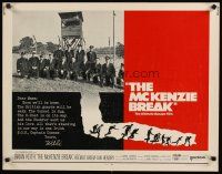 8y725 McKENZIE BREAK 1/2sh '71 Brian Keith in the ultimate World War II escape film!