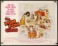8y770 POM POM GIRLS 1/2sh '76 who can forget the high school teens who really turned us on!