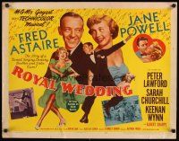 8y812 ROYAL WEDDING 1/2sh '51 great image of dancing Fred Astaire & sexy Jane Powell!