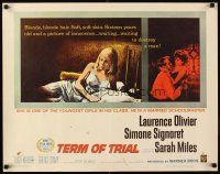 8y870 TERM OF TRIAL 1/2sh '62 teacher Laurence Olivier has an affair w/youngest girl in his class!