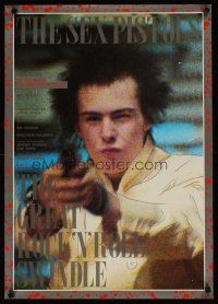 8y336 GREAT ROCK 'N' ROLL SWINDLE Japanese '90 Sex Pistols' punk Sid Vicious pointing gun!