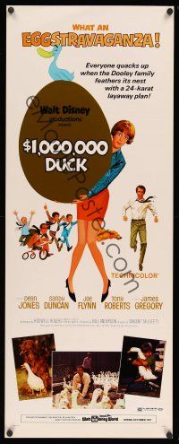 8z002 $1,000,000 DUCK insert '71 everyone quacks up at Disney's 24-karat layaway plan!