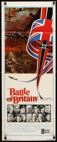 8z071 BATTLE OF BRITAIN insert '69 all-star cast in historical World War II battle!