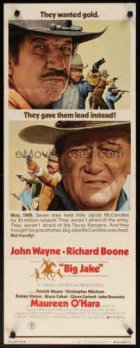 8z088 BIG JAKE insert '71 Richard Boone wanted gold but John Wayne gave him lead instead!