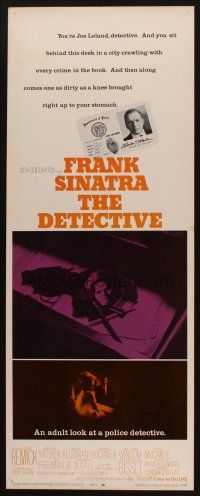 8z210 DETECTIVE insert '68 Frank Sinatra as gritty New York City cop, an adult look at police!
