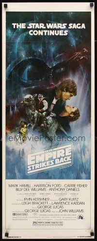 8z241 EMPIRE STRIKES BACK insert '80 George Lucas classic, Gone with the Wind art by Roger Kastel!