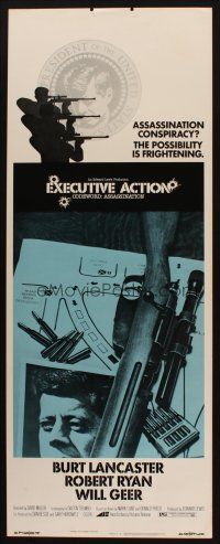 8z250 EXECUTIVE ACTION insert R76 Burt Lancaster, Robert Ryan, JFK assassination!