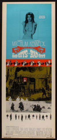 8z318 GOOD GUYS & THE BAD GUYS insert '69 Robert Mitchum, George Kennedy, sexy Tina Louise!