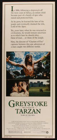 8z331 GREYSTOKE insert '83 great images of Christopher Lambert as Tarzan, Lord of the Apes!