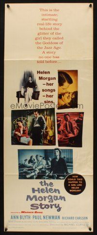 8z354 HELEN MORGAN STORY insert '57 Paul Newman loves pianist Ann Blyth, her songs, and her sins!