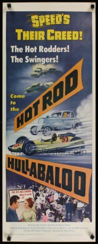 8z368 HOT ROD HULLABALOO insert '66 speed's their creed, the Jet-Age crowd - they're with it!