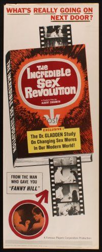 8z387 INCREDIBLE SEX REVOLUTION insert '65 the study on changing sex mores in our modern world!