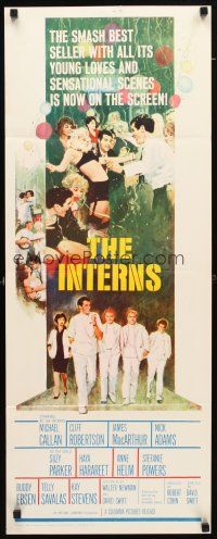 8z391 INTERNS insert '62 Michael Callan, Cliff Robertson, art by Howard Terpning!