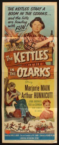 8z408 KETTLES IN THE OZARKS insert '56 Marjorie Main as Ma brews up a roaring riot in the hills!