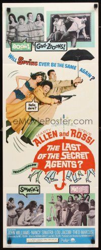 8z431 LAST OF THE SECRET AGENTS insert '66 Allen & Rossi, will spying ever be the same again!