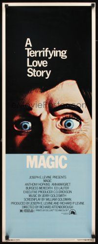 8z478 MAGIC insert '78 Richard Attenborough, ventriloquist Anthony Hopkins, creepy dummy image!