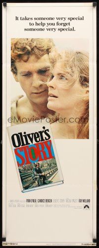 8z549 OLIVER'S STORY insert '78 romantic close-up of Ryan O'Neal & Candice Bergen!
