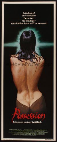 8z601 POSSESSION insert '83 sexy art of Isabelle Adjani, who will arouse your hidden fears!