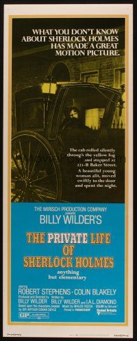 8z607 PRIVATE LIFE OF SHERLOCK HOLMES insert '71 Billy Wilder, what you didn't know about him!