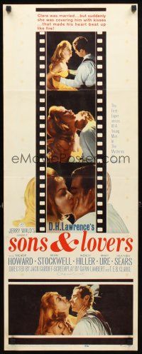 8z695 SONS & LOVERS insert '60 from D.H. Lawrence's novel, Dean Stockwell & sexy Mary Ure!