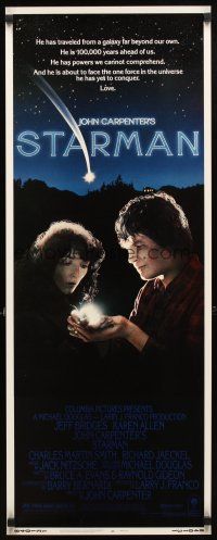 8z703 STARMAN insert '84 alien Jeff Bridges & Karen Allen, directed by John Carpenter!