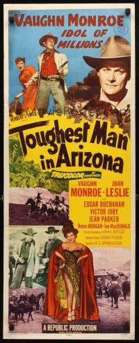 8z732 TOUGHEST MAN IN ARIZONA insert '52 Vaughn Monroe, Idol of Millions & sexy Joan Leslie!