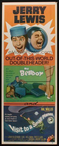 8z749 VISIT TO A SMALL PLANET/BELLBOY insert '66 Jerry Lewis comedy double-bill!