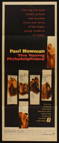 8z776 YOUNG PHILADELPHIANS insert '59 rich lawyer Paul Newman defends friend from murder charges!