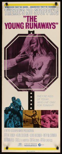 8z777 YOUNG RUNAWAYS insert '68 Richard Dreyfuss, McCormack, kids of today live only for tonight!