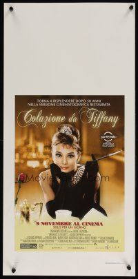 8z809 BREAKFAST AT TIFFANY'S advance Italian locandina R11 Audrey Hepburn, shown on one day only!
