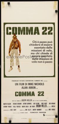 8z814 CATCH 22 Italian locandina '71 directed by Mike Nichols, based on the novel by Joseph Heller!