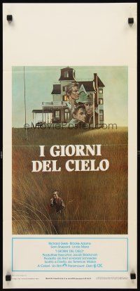 8z828 DAYS OF HEAVEN Italian locandina '79 Richard Gere, Brooke Adams, directed by Terrence Malick!