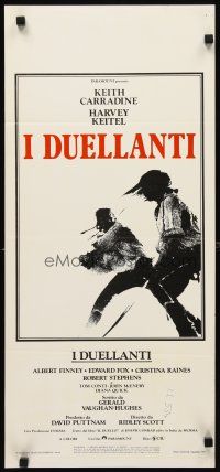 8z839 DUELLISTS Italian locandina '77 Ridley Scott, Keith Carradine, Harvey Keitel, fencing image!
