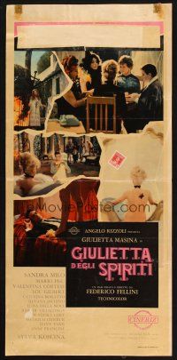 8z878 JULIET OF THE SPIRITS Italian locandina '65 Federico Fellini's Giulietta degli Spiriti!