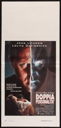 8z937 RAISING CAIN Italian locandina '92 evil John Lithgow, Brian De Palma directed!