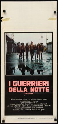 8z988 WARRIORS Italian locandina '79 directed by Walter Hill, Michael Beck future teen gangs!